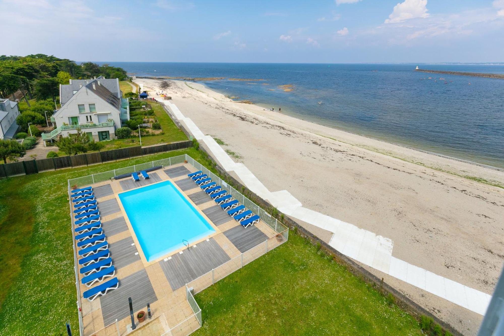 Appartement Face Mer Et Piscine Le Croisic Exterior foto